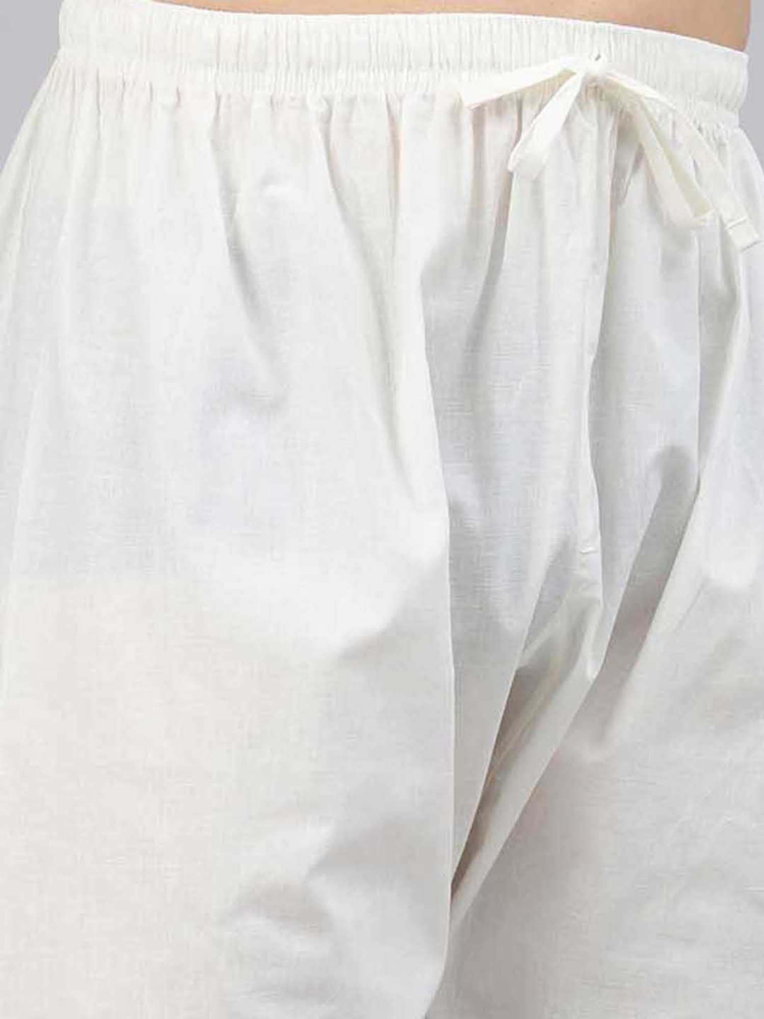 Manthan Mint Green & White Regular Fit Self Design Kurta & Pyjamas Set