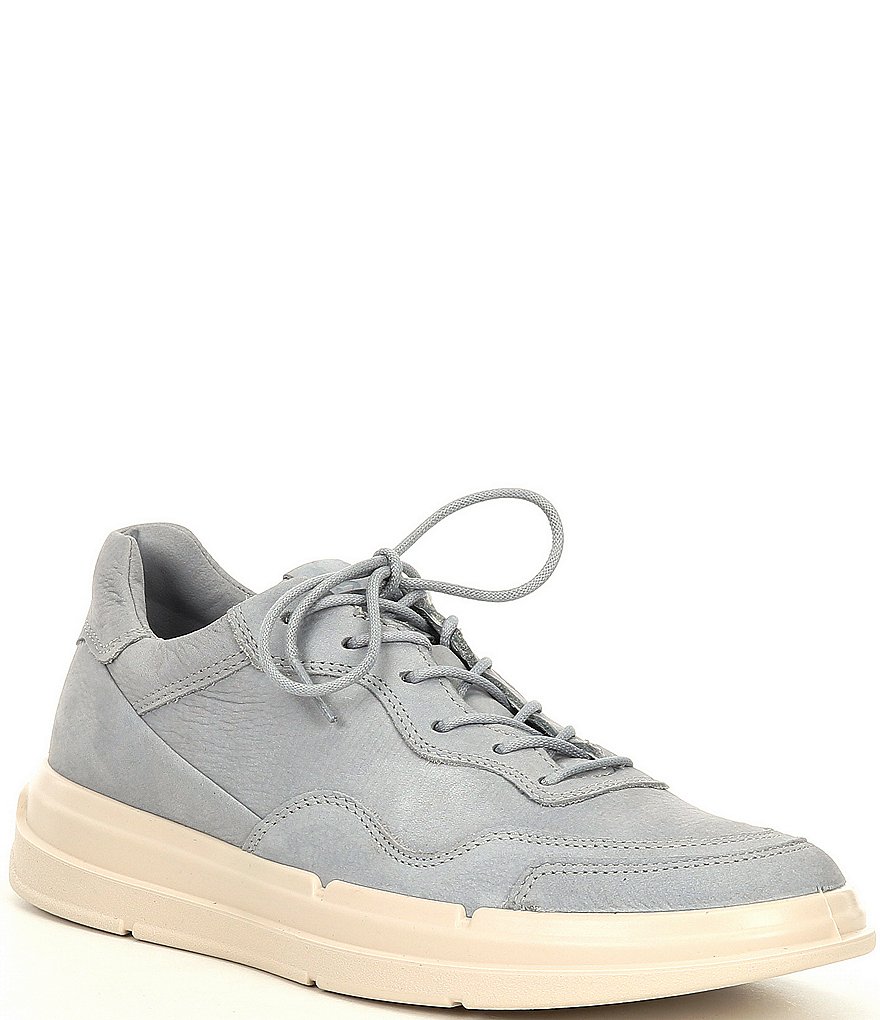 ECCO Soft X Leather Suede Lace-Up Sneakers