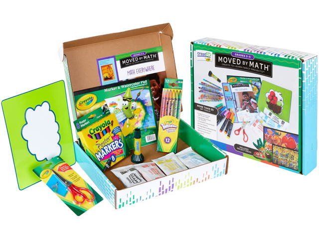 Crayola 040564 Moved By Math Family Projects Activity Kit