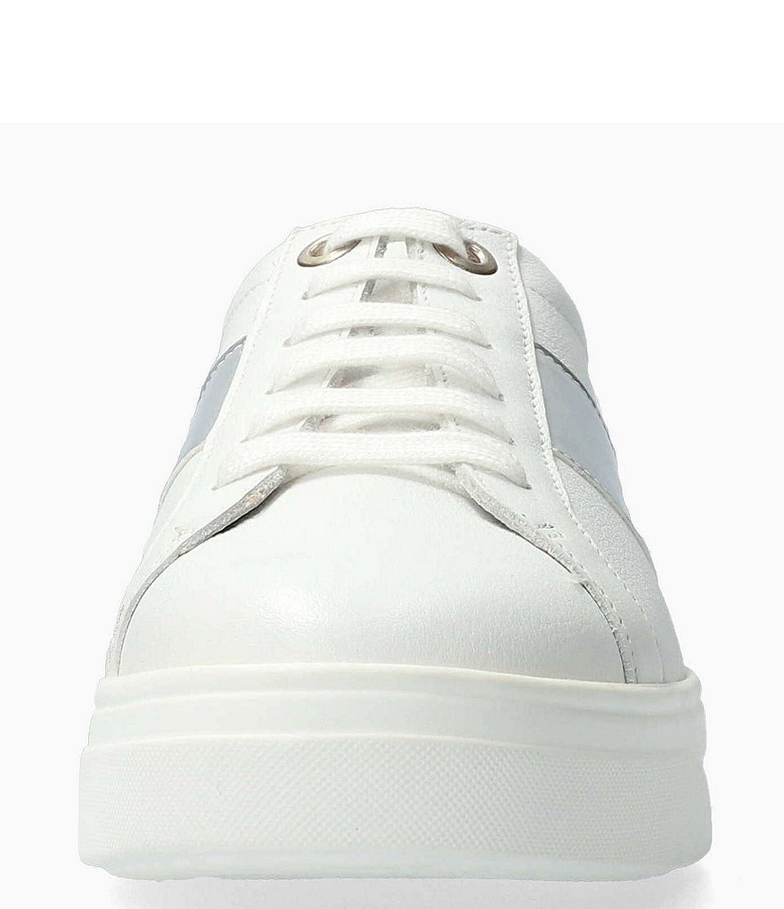 Mephisto Fay Lace-Up Leather Sneakers