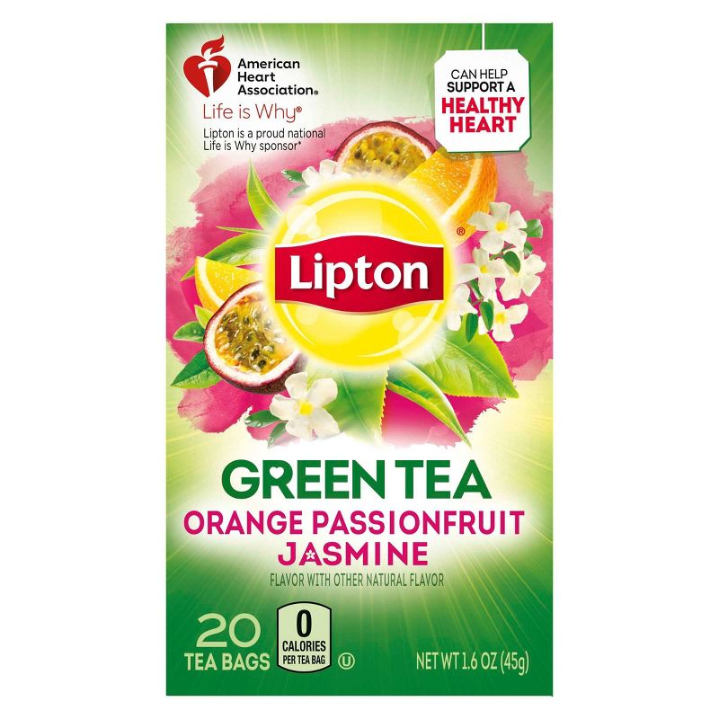 Lipton Orange Passionfruit Jasmine Green Tea - 20ct