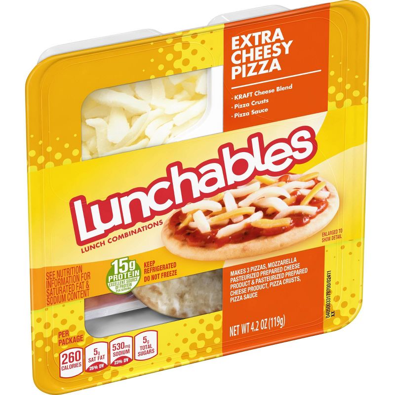 Oscar Mayer Lunchables Extra Cheesy Pizza - 4.2oz