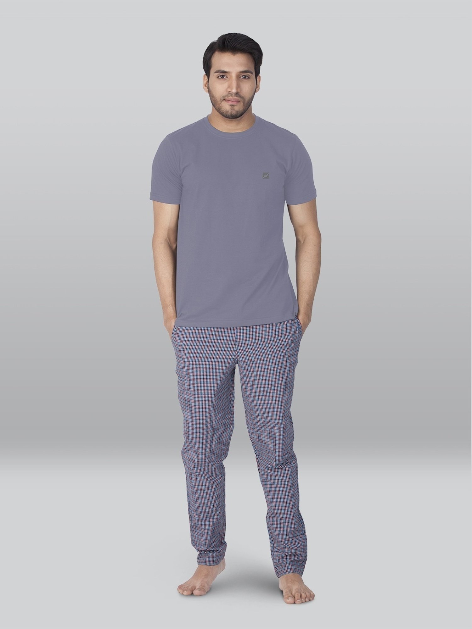 Lux Nitro Green & Purple Regular Fit T-Shirt Pack of - 2