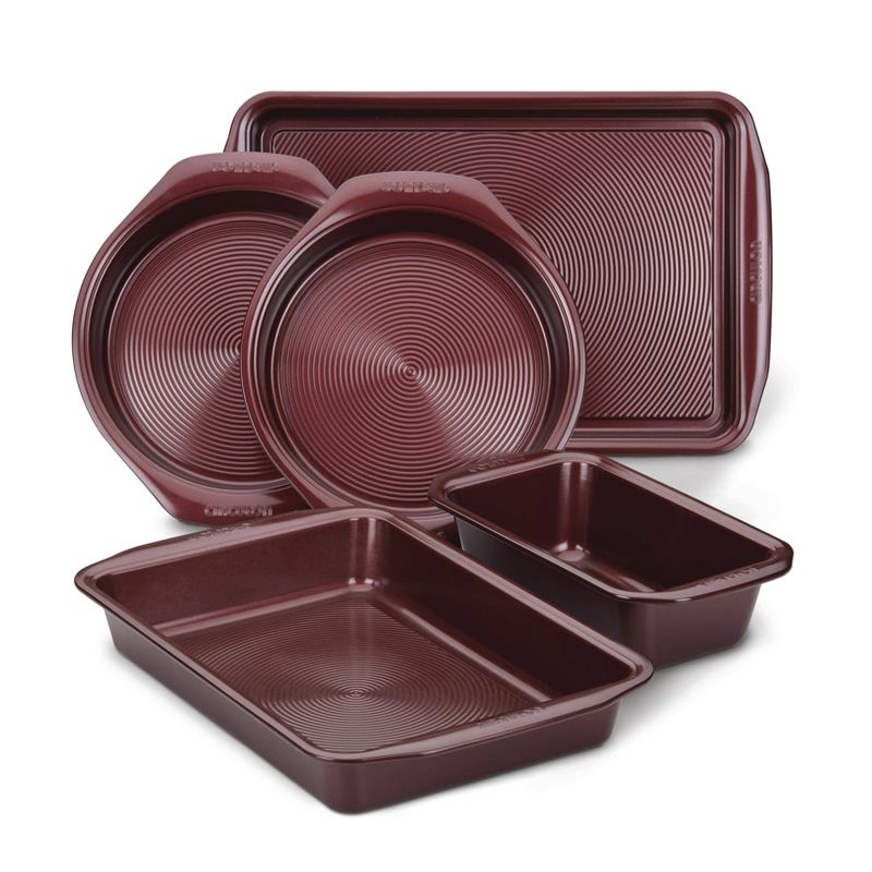 Circulon 5pc Nonstick Bakeware Set Chocolate Brown
