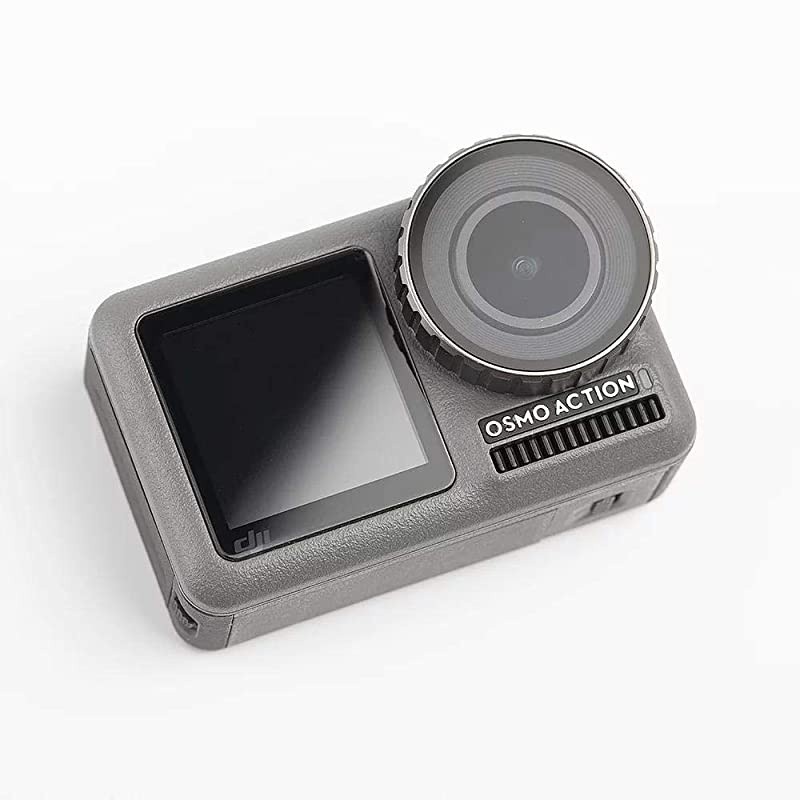 Huaye OSMO Compact Action 4K Waterproof Camera Sport Type-C Cable Protector Lens Hood Cage Compatible with DJI OSMO Action Camera Accessories ( Action Camera Extension Pole Tripod Plus)