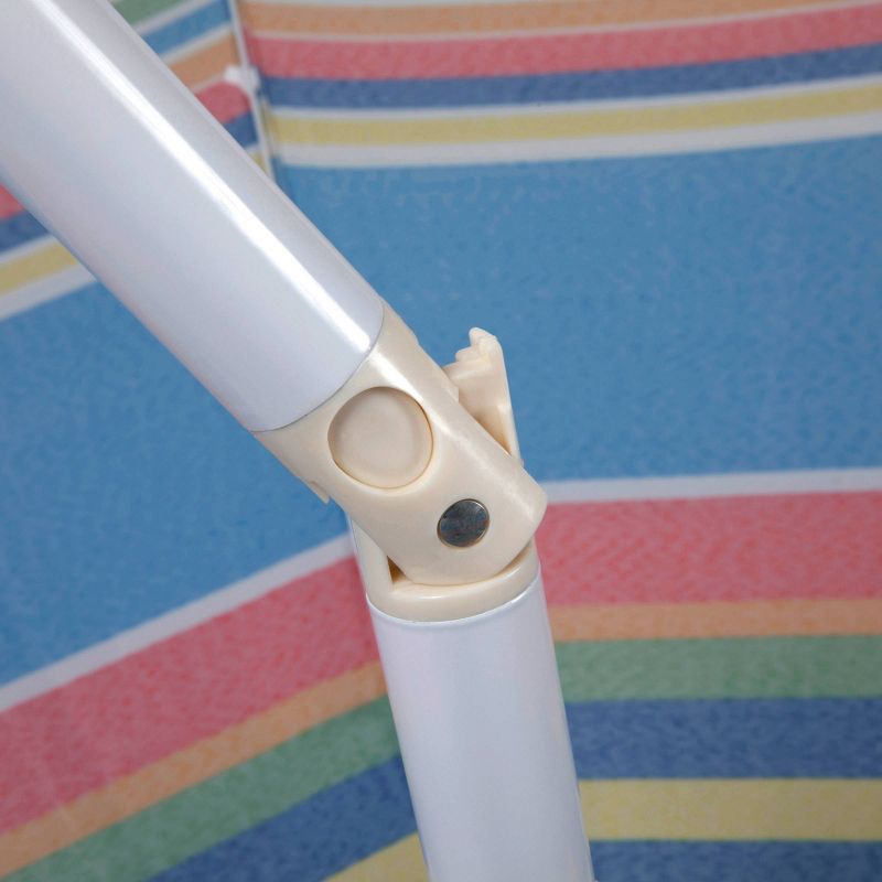 Picnic Time 5.5'  Beach Stick Umbrella - multi