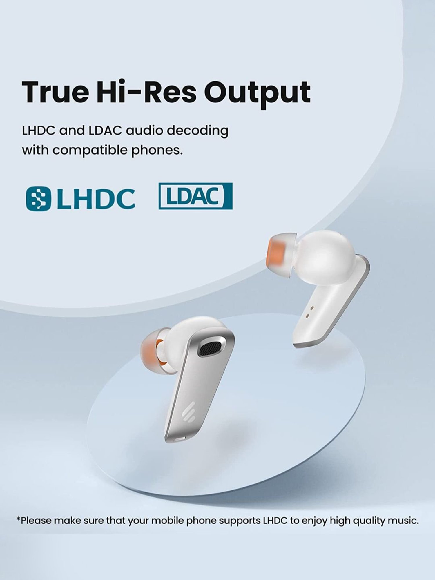 Edifier NeoBuds Pro True Wireless Stereo Earbuds with Active Noise Cancellation (White)