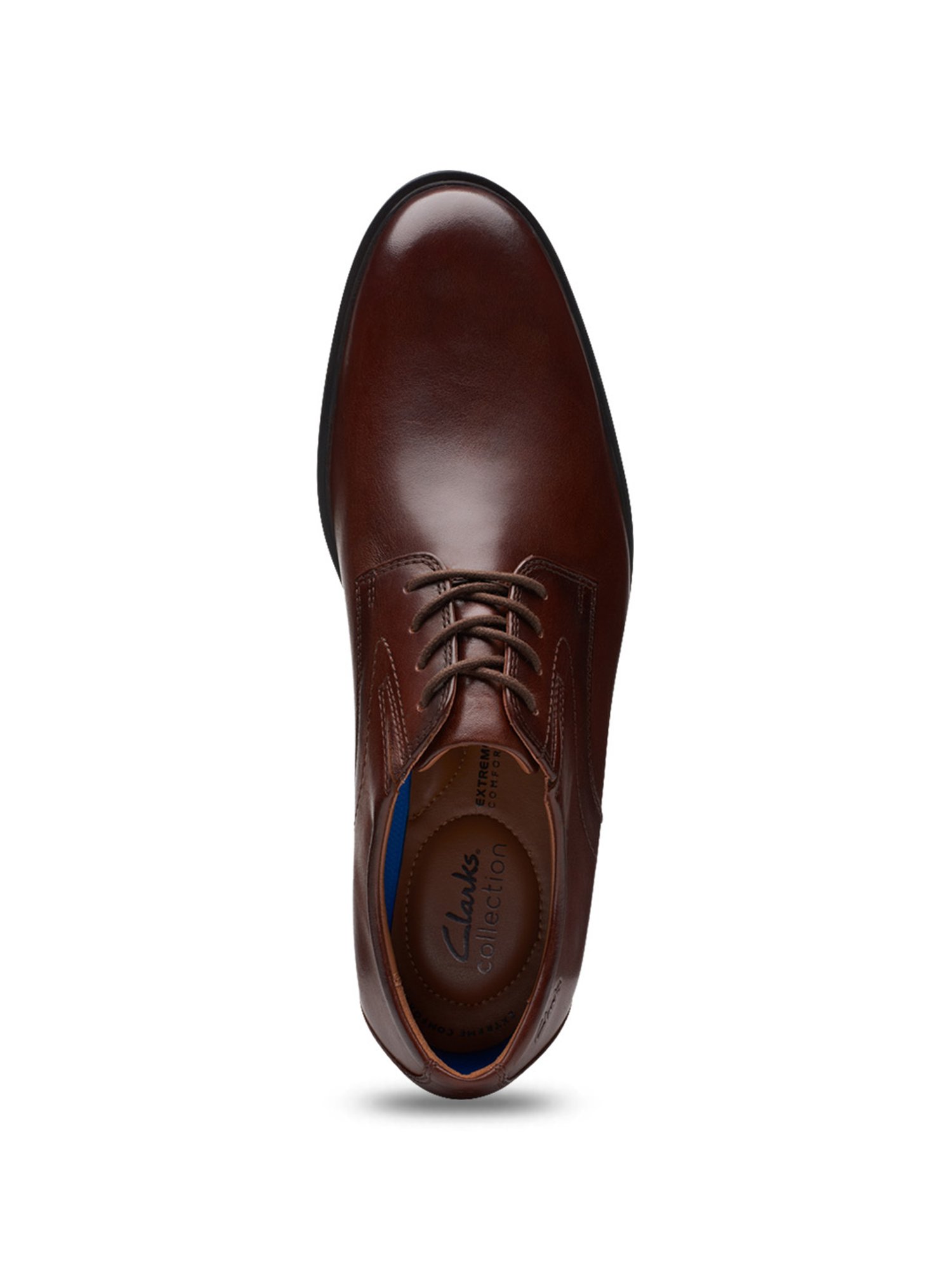 Clarks Men's Whiddon Brown Derby Shoes
