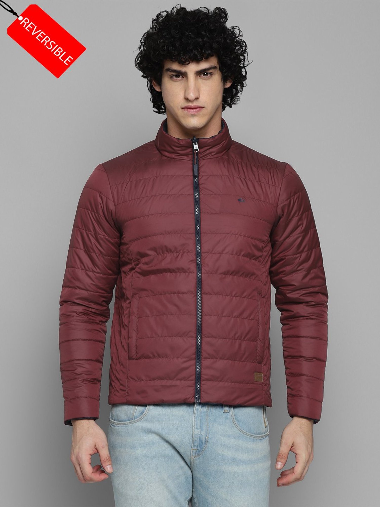 Hummel Grey Regular Fit Bomber Jacket