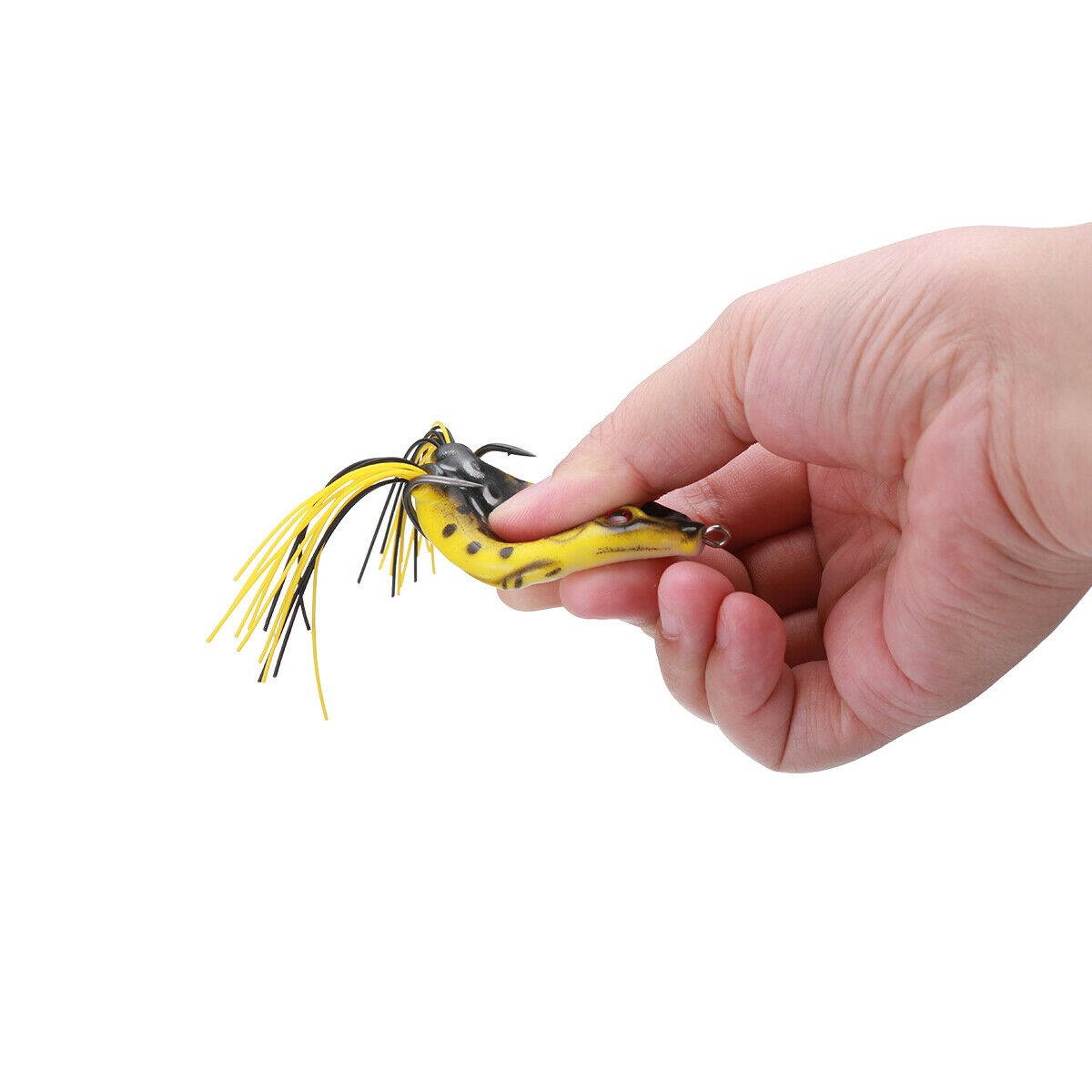 Frog Topwater Soft Fishing Lure Crankbait 5pcs/set 2.5in 0.4oz Bass Fishing Bait