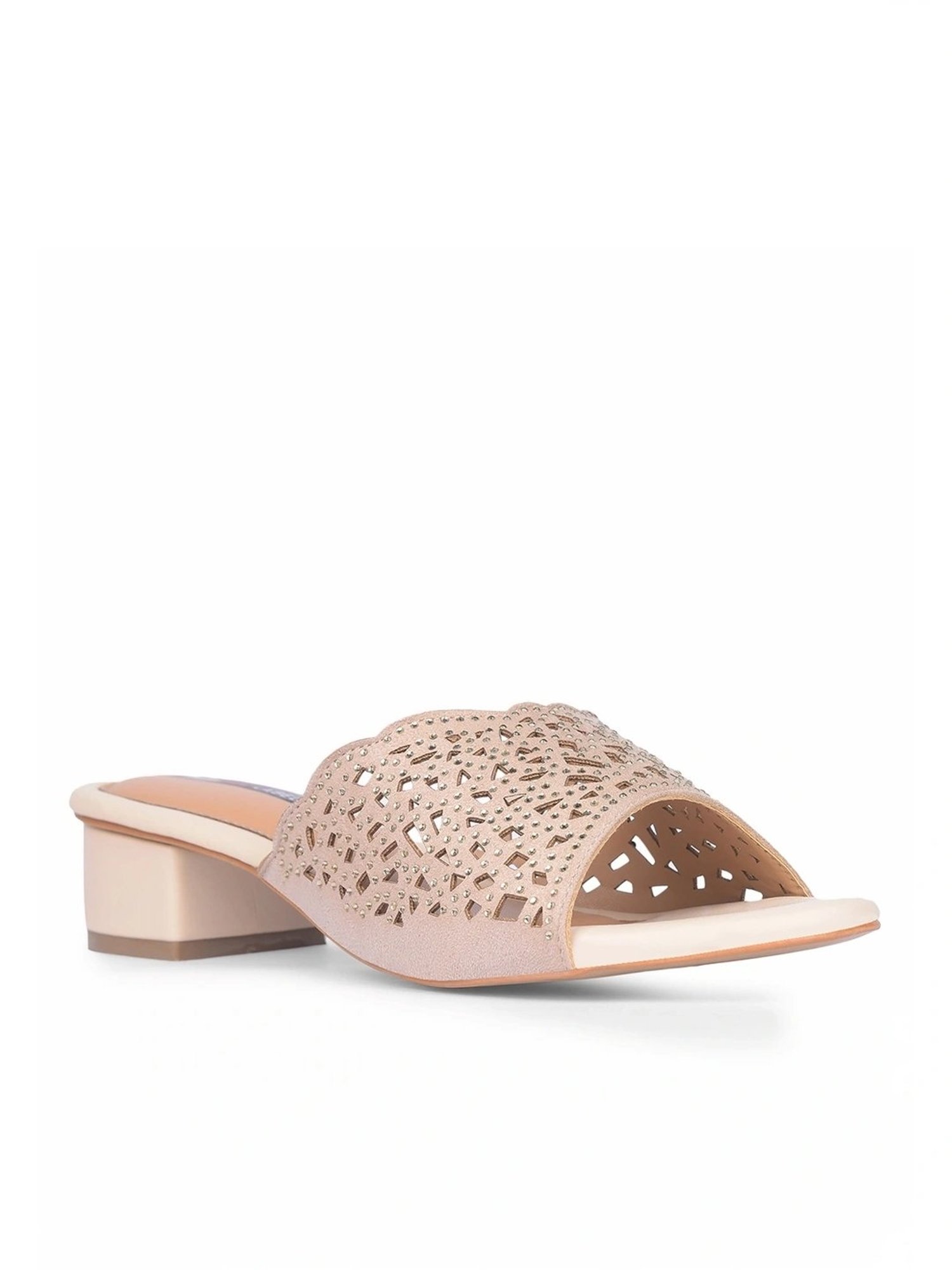 Bata Women's POLKA Nude Casual Sandals