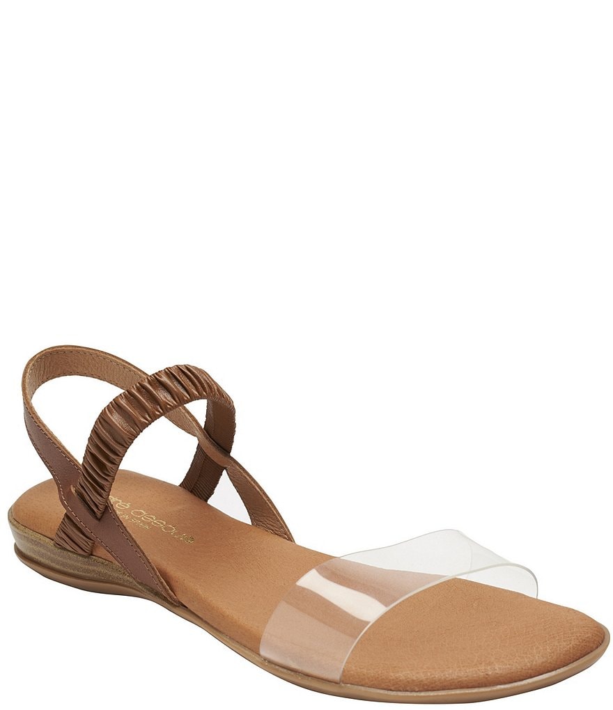 Andre Assous Normi Clear Strap Sandals