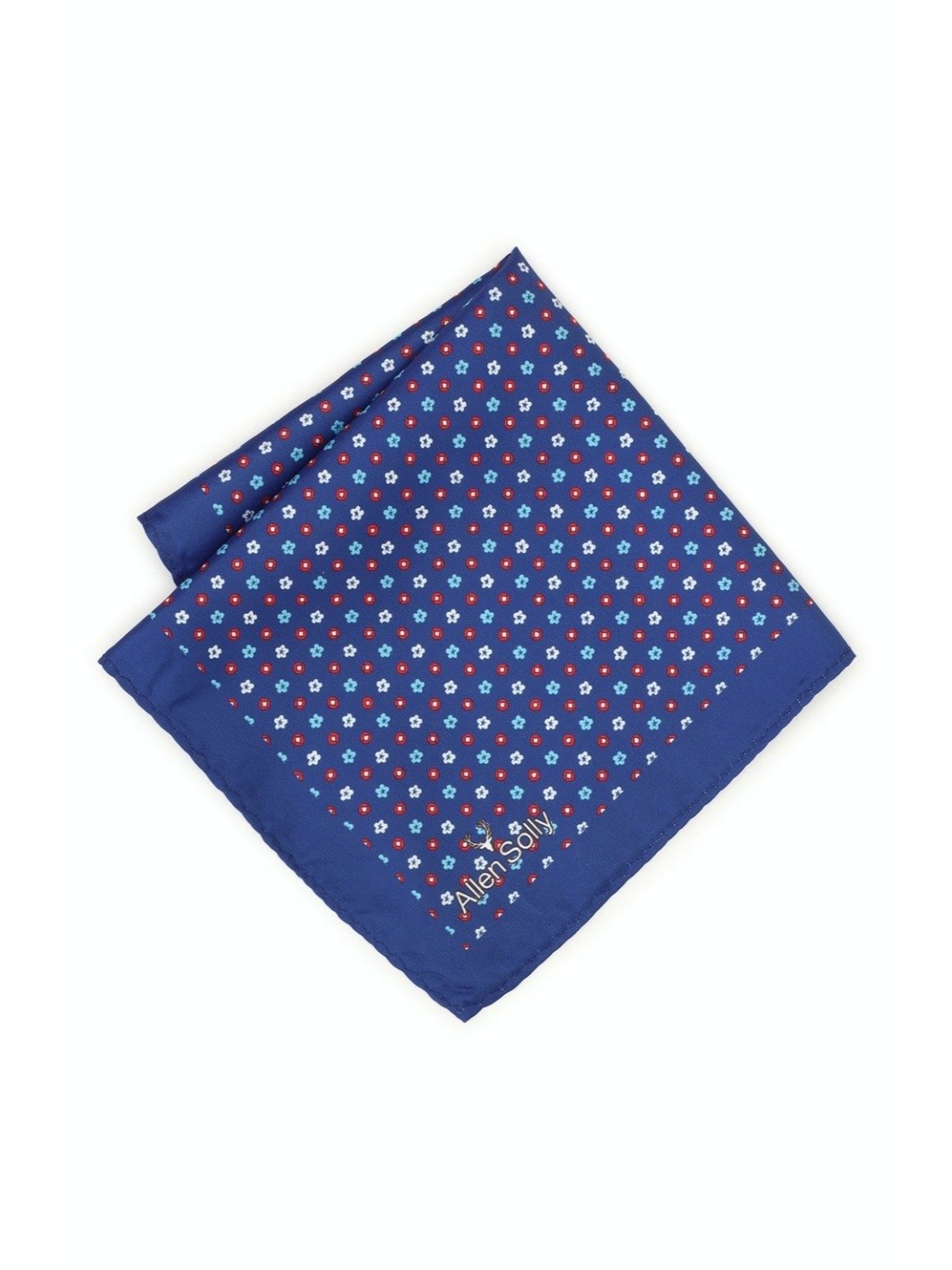 CHOKORE Brown and Yellow Plaid Pocket Square