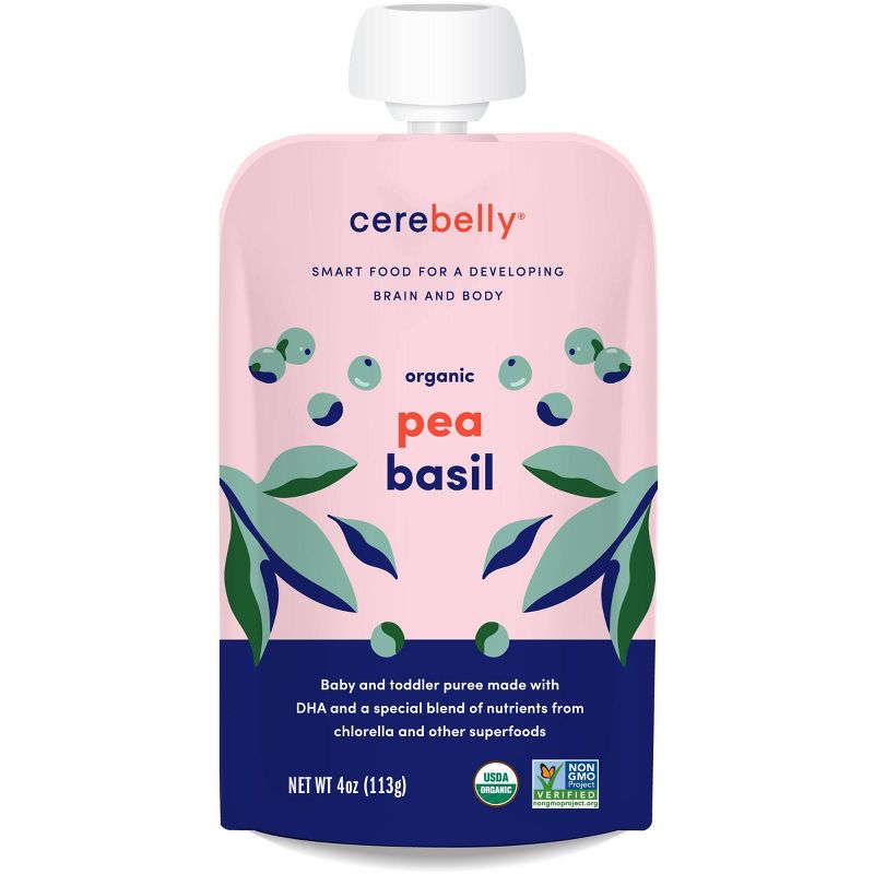 Cerebelly Clean Label Project Purity Award Winning, 8-9 Months Organic Baby Food  Variety pk