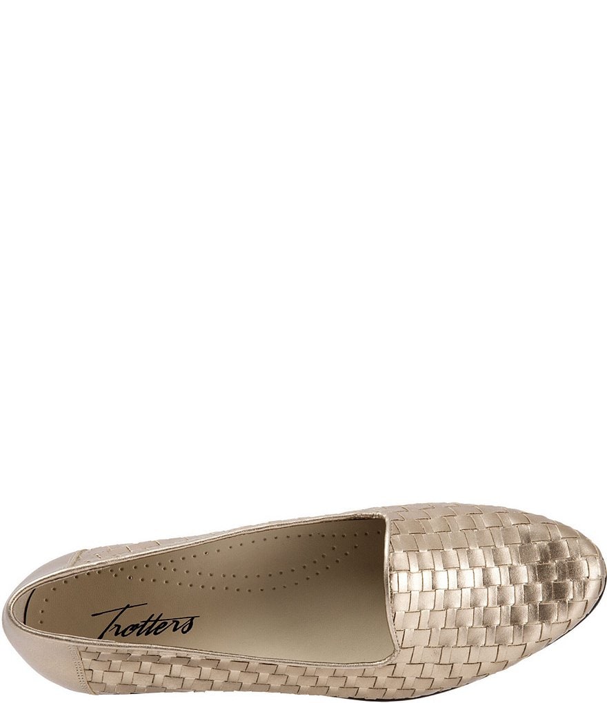 Trotters Liz Woven Leather Loafers