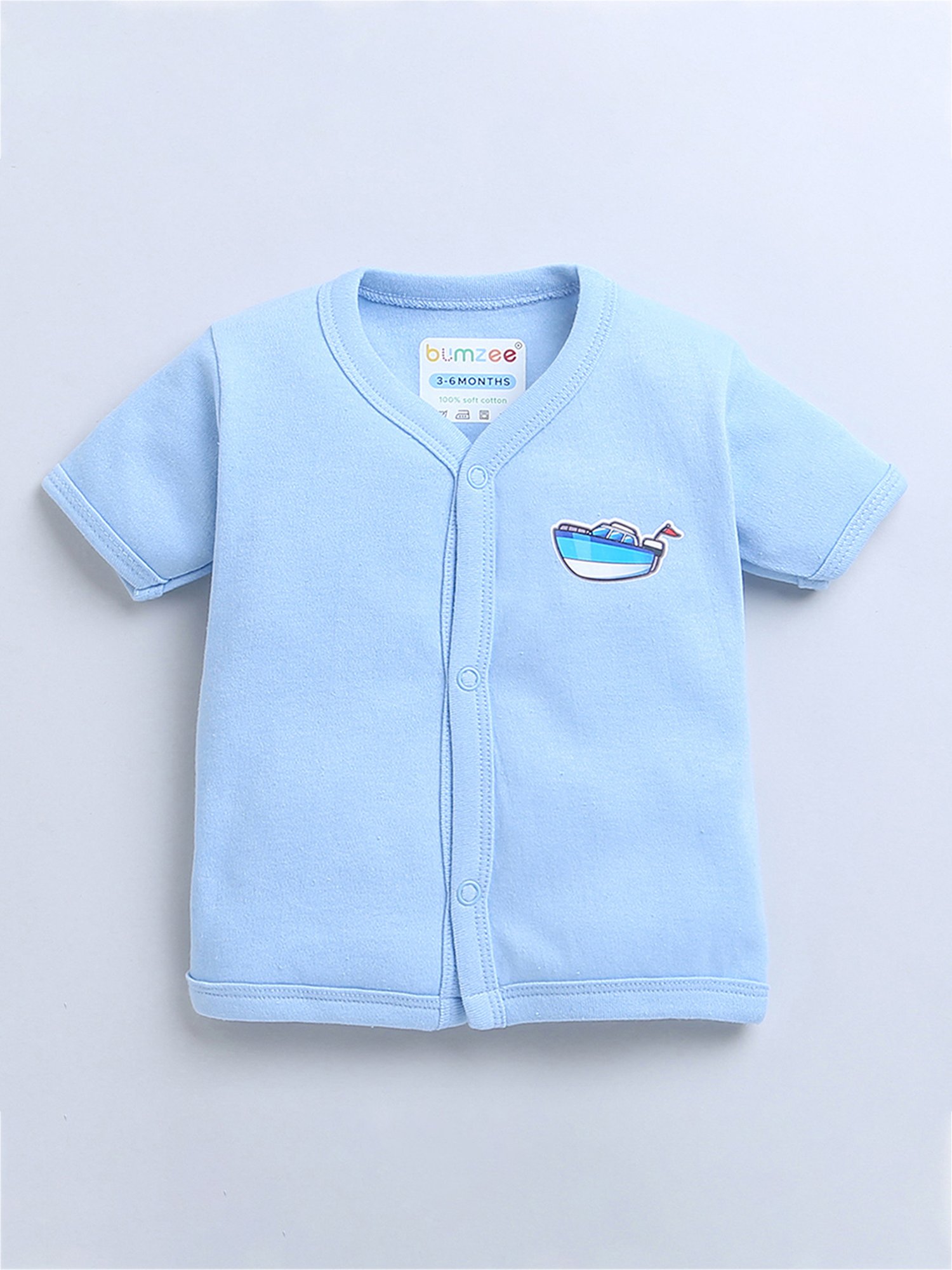 Ed-a-Mamma Baby Green Printed T-Shirt