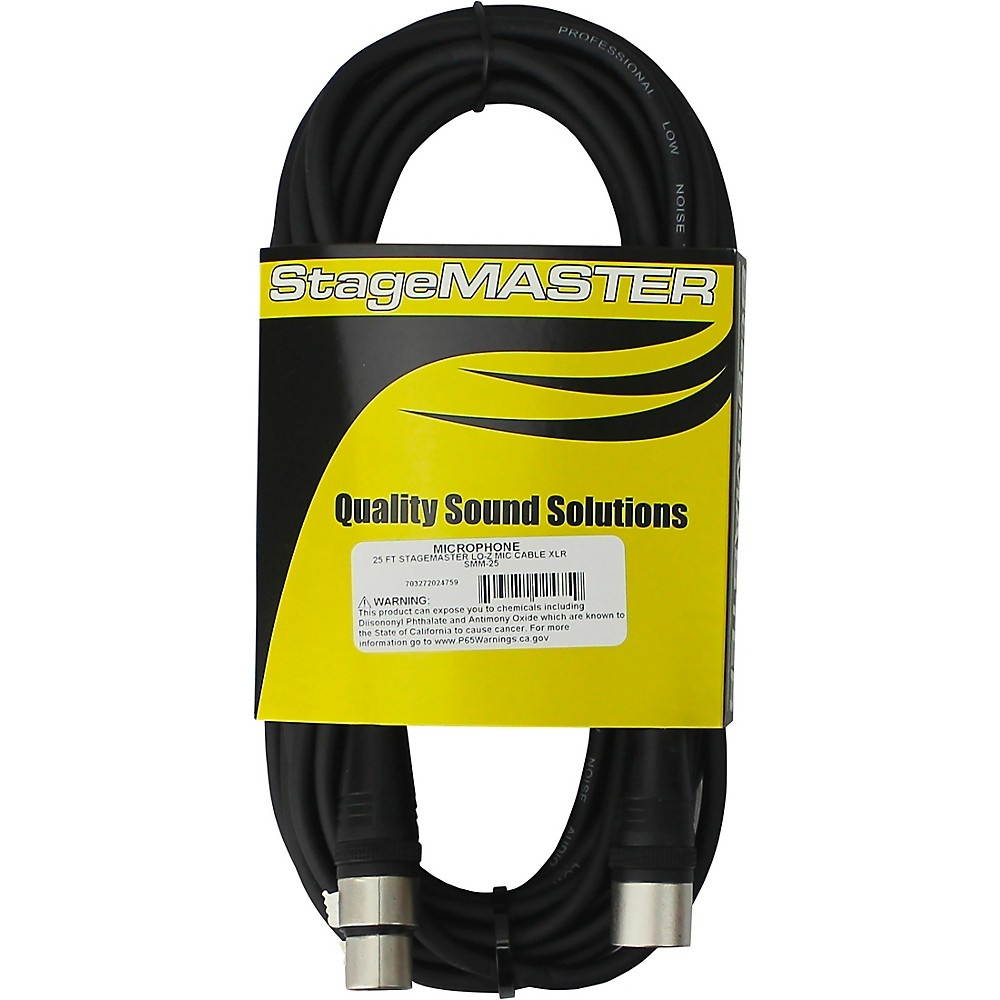 Pro Co StageMASTER XLR Microphone Cable 25 ft.