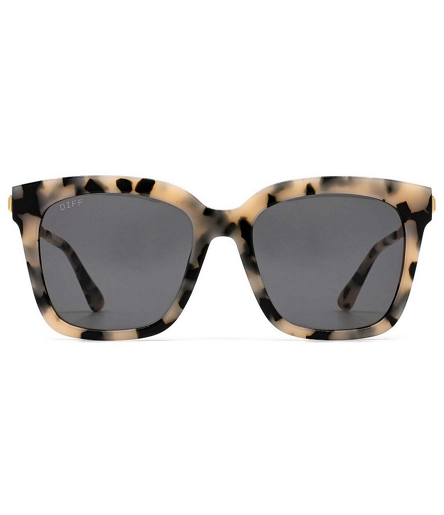 DIFF Eyewear Bella Leopard Polarized Sunglasses