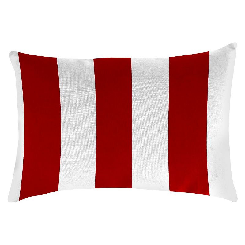 Outdoor Throw Pillow Set Jordan Manufacturing Candy Apple White