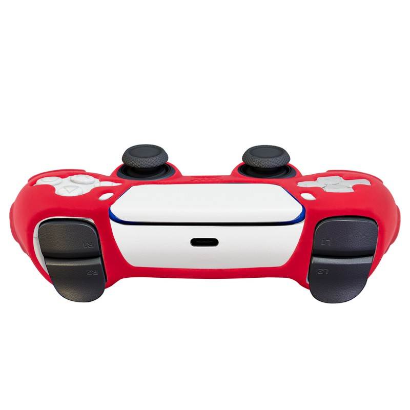 For PS5 Gamepad Silicone Protective Cover For SONY Playstation 5 Wireless Controller Protection Case With Non-slip Particles