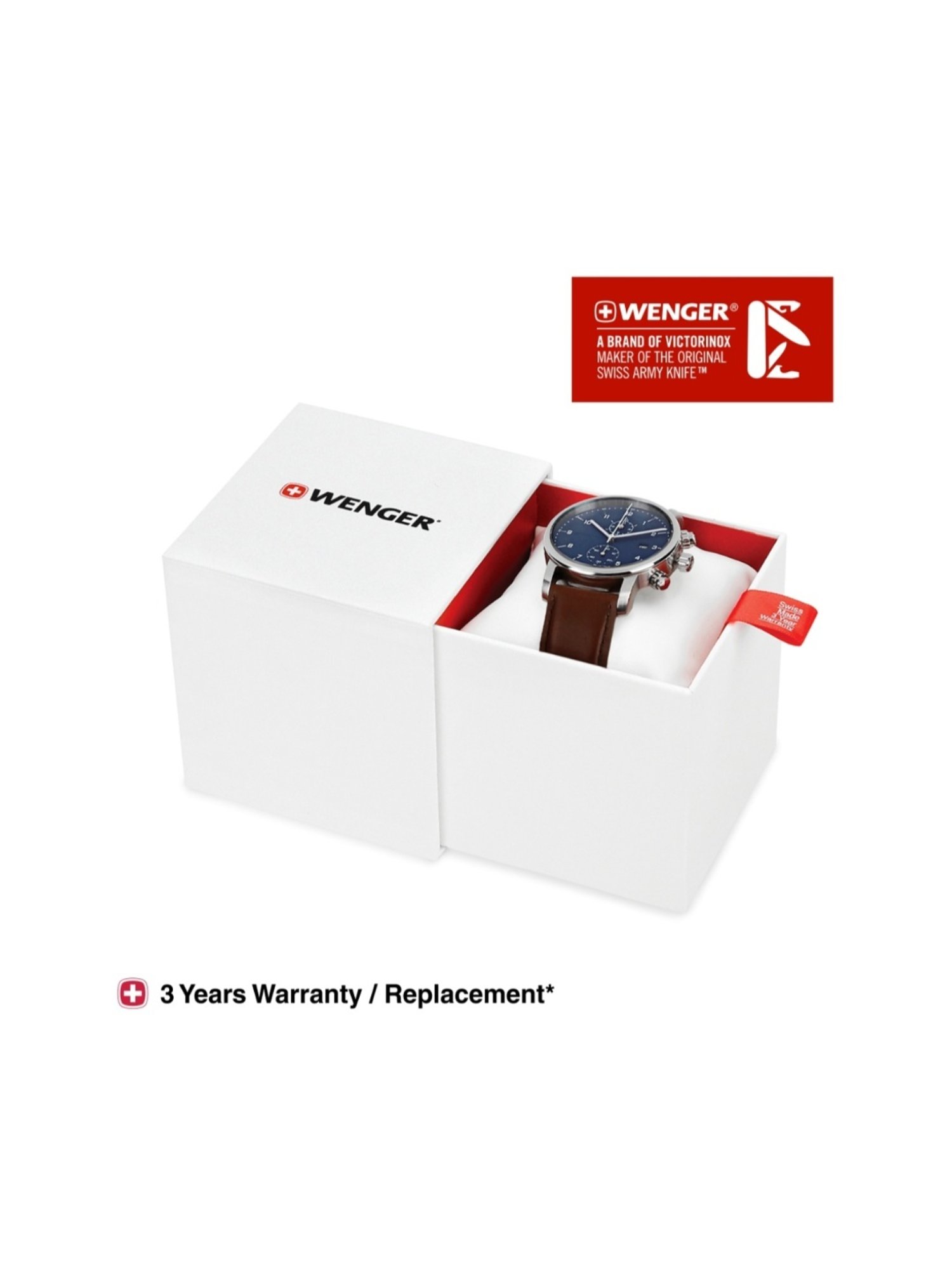 Wenger Swiss Made 01.1743.125 Urban Classic Chrono Analog Watch for Men