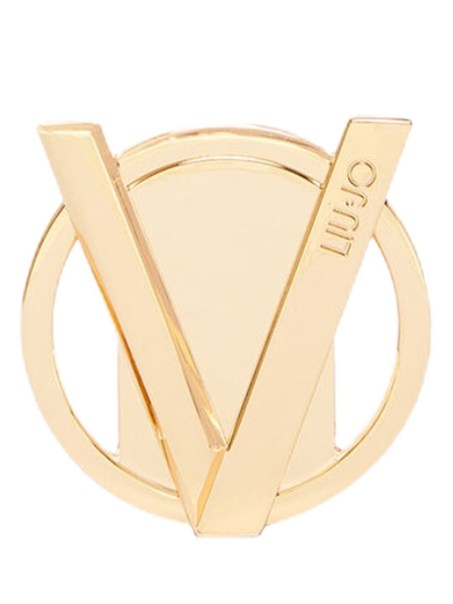 LIU JO Rose Gold Letter V Metal Plate