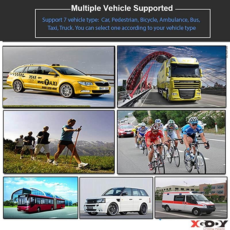 GPS Navigation for Car Truck GPS Navigation System 2021 Map 7 Inch Touchscreen Car GPS Navigator 8GB 256M with Voice Guidance and Speed Camera Warning Auto GPS with Lifetime Free Map Update