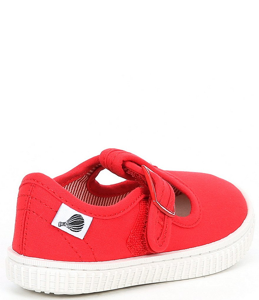 Copper Key Adventure Wear Girl's Bestee-A Washable Canvas T-Strap Sneakers (Infant)