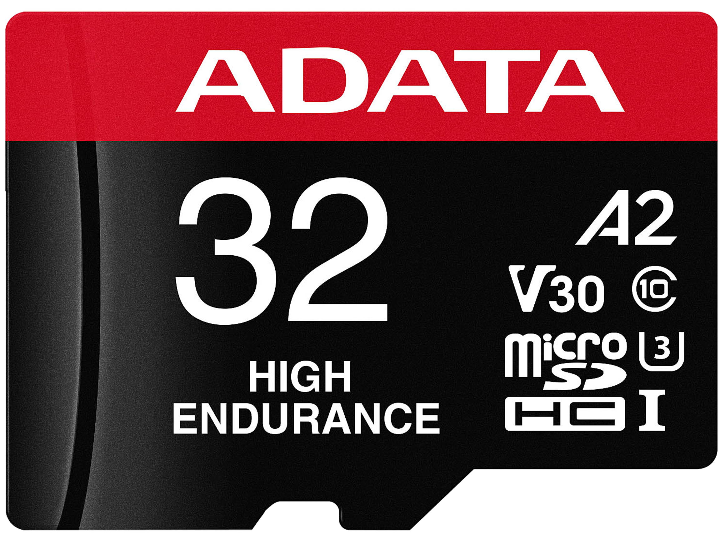ADATA 64GB High Endurance microSDXC UHS-I U3 / Class 10 V30 A2 Memory Card with SD Adapter, Speed Up to 100MB/s (AUSDX64GUI3V30SHA2-RA1)