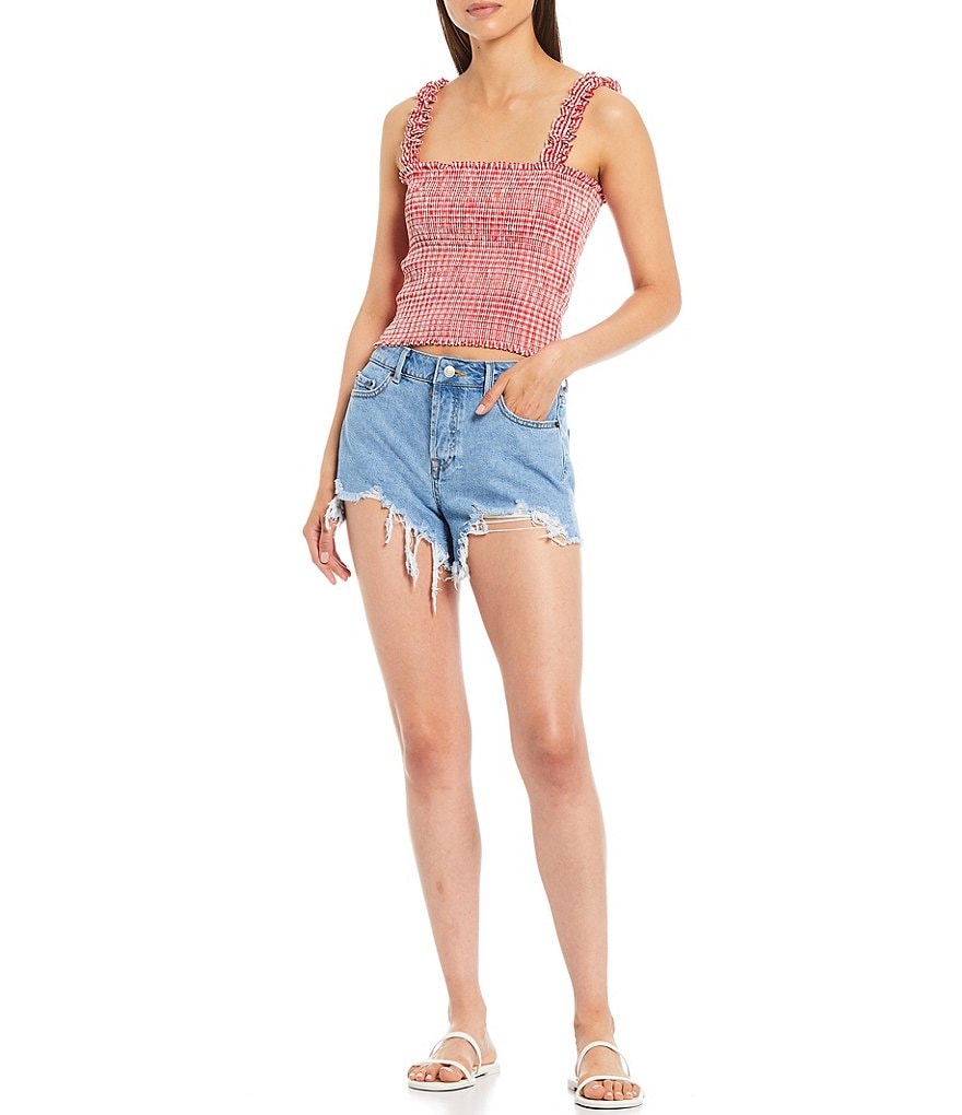 Gianni Bini Jemma High Rise Denim Shorts