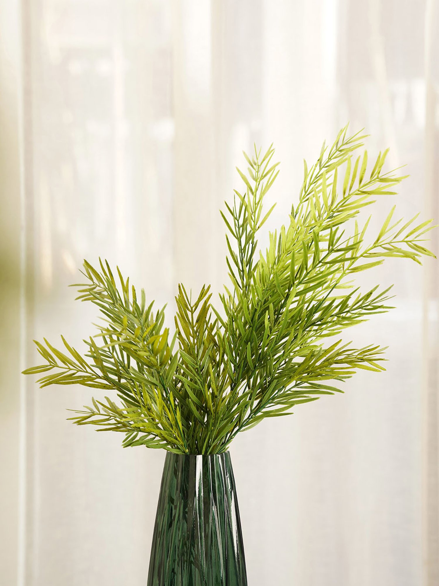 Pure Home and Living Green Polyester Green Stems