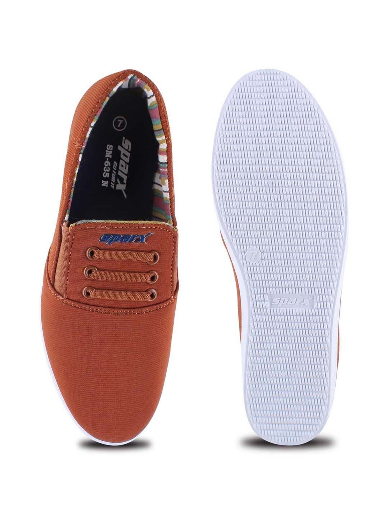 Sparx Men's Tan Casual Loafers