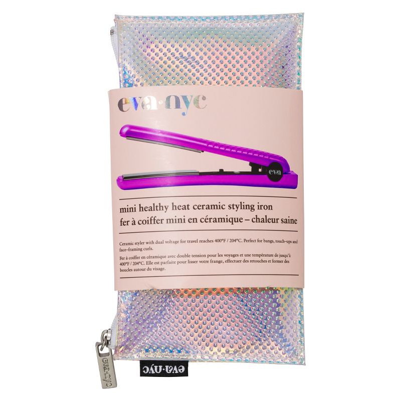 Eva NYC Mini Healthy Heat Ceramic Styling Iron - 1/2"