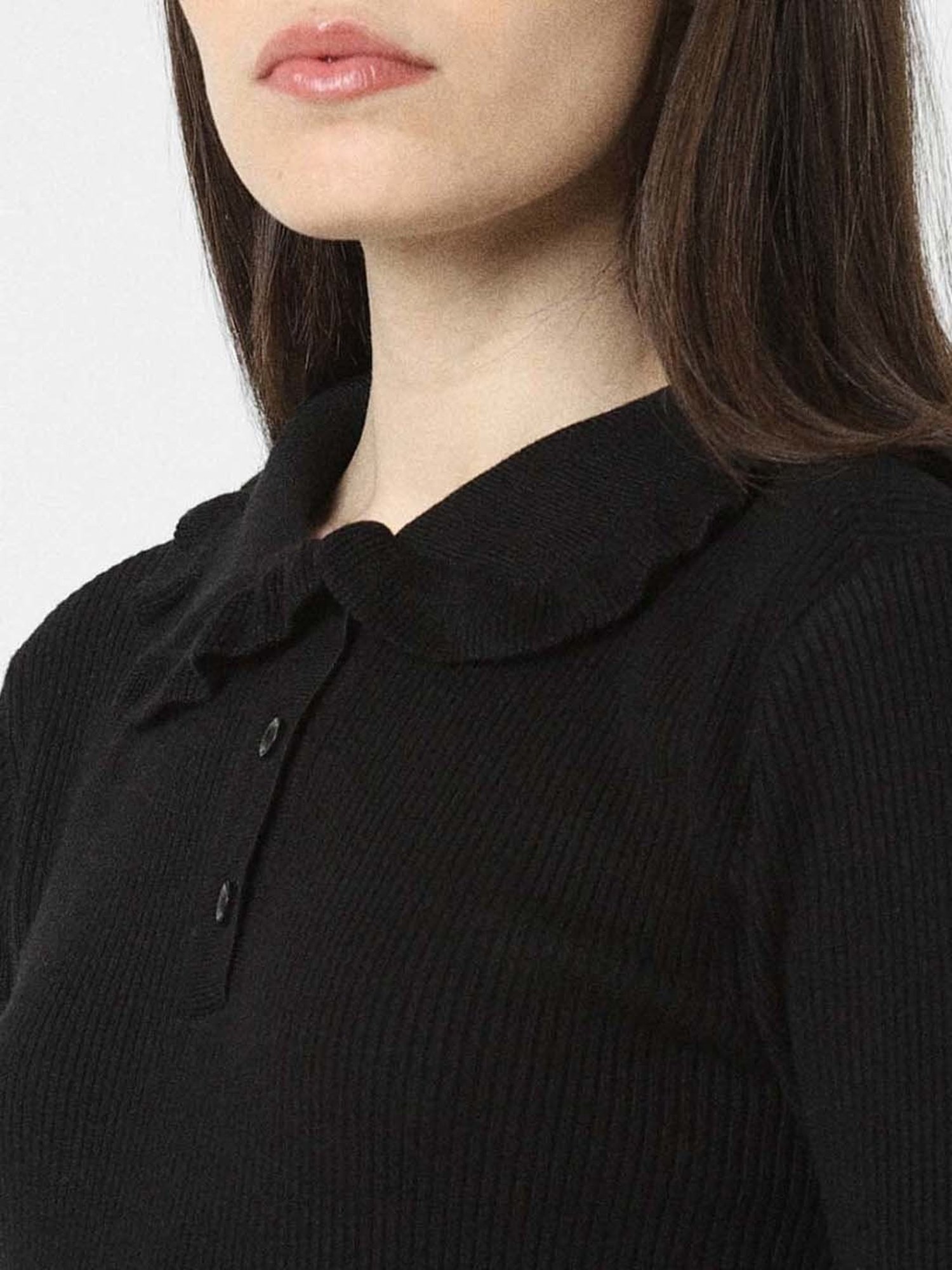 Van Heusen Black Regular Fit Top