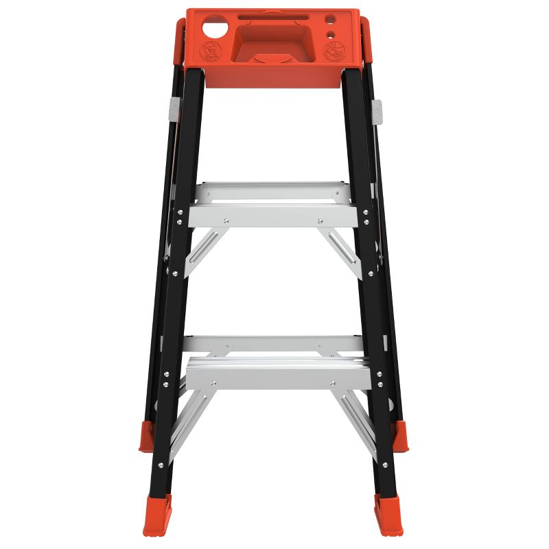 Little Giant Ladder Systems 375 lb ANSI Type IAA fiberglass Stepstool Black