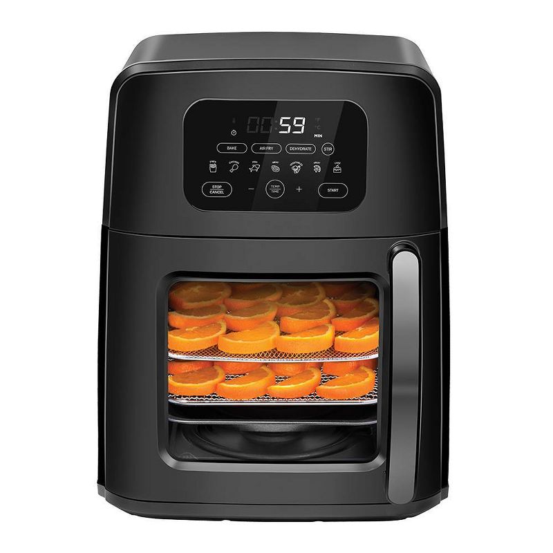 Chefman Turbofry Air Oven with Auto-Stir Function - Black