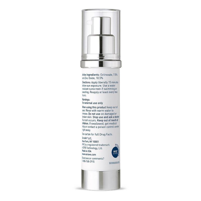 CeraVe Skin Renewing Retinol Day Face Cream with Sunscreen, Broad Spectrum SPF 30 - 1.76oz