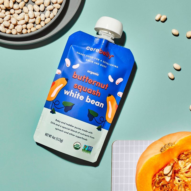 Cerebelly Clean Label Project Purity Award Winning, 8-9 Months Organic Baby Food  Variety pk