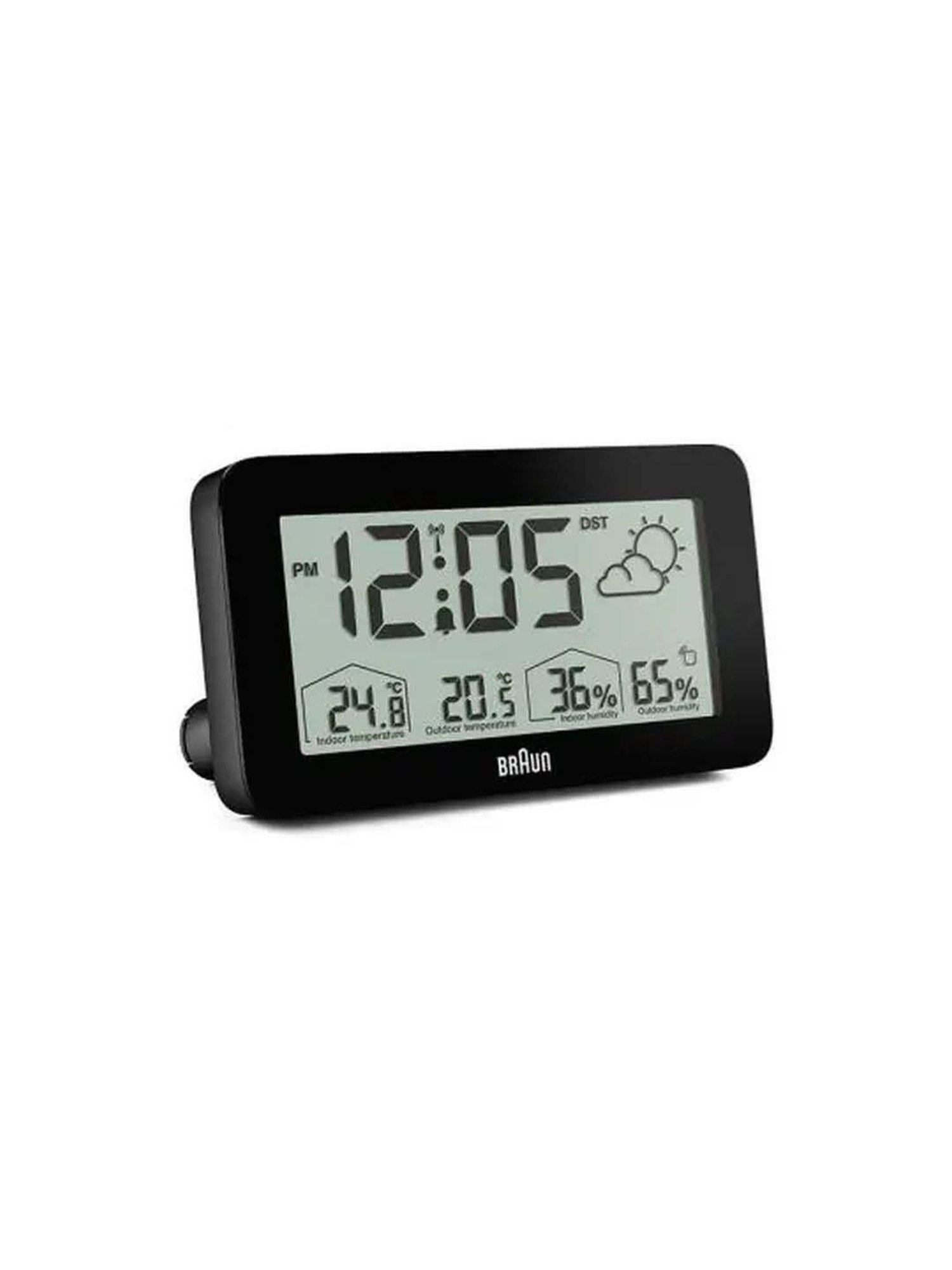 Braun Black Classic Analog Alarm Clock