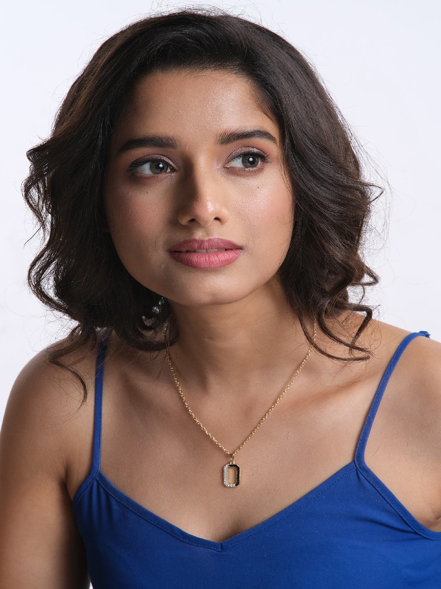 Jewelz Trendsetting Gold Western Necklace With Delicate black and gold Charm for Women