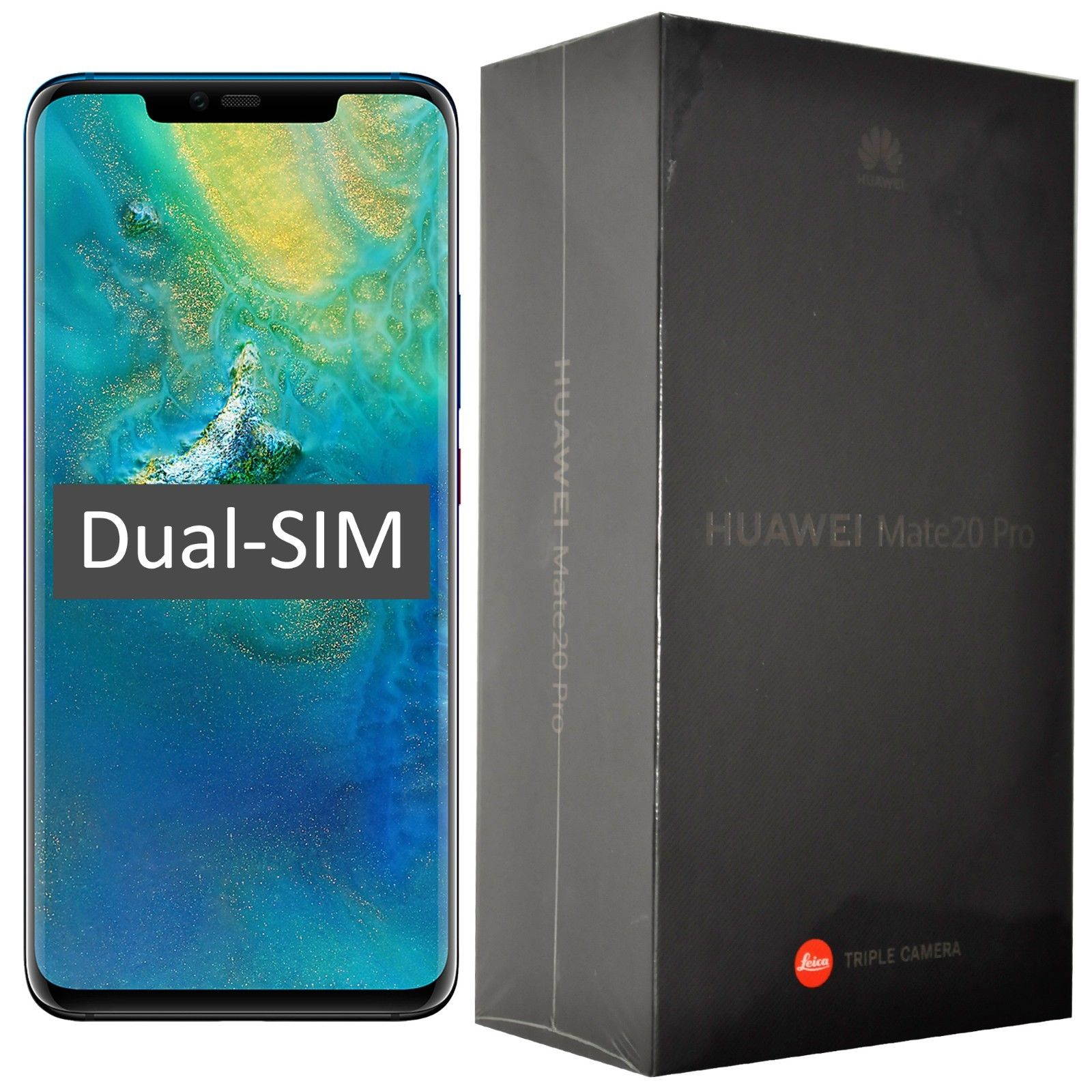 Huawei Mate 20 Pro LYA-L29 Dual-SIM 128GB (No CDMA, GSM only) Factory Unlocked 4G/LTE Smartphone - Black
