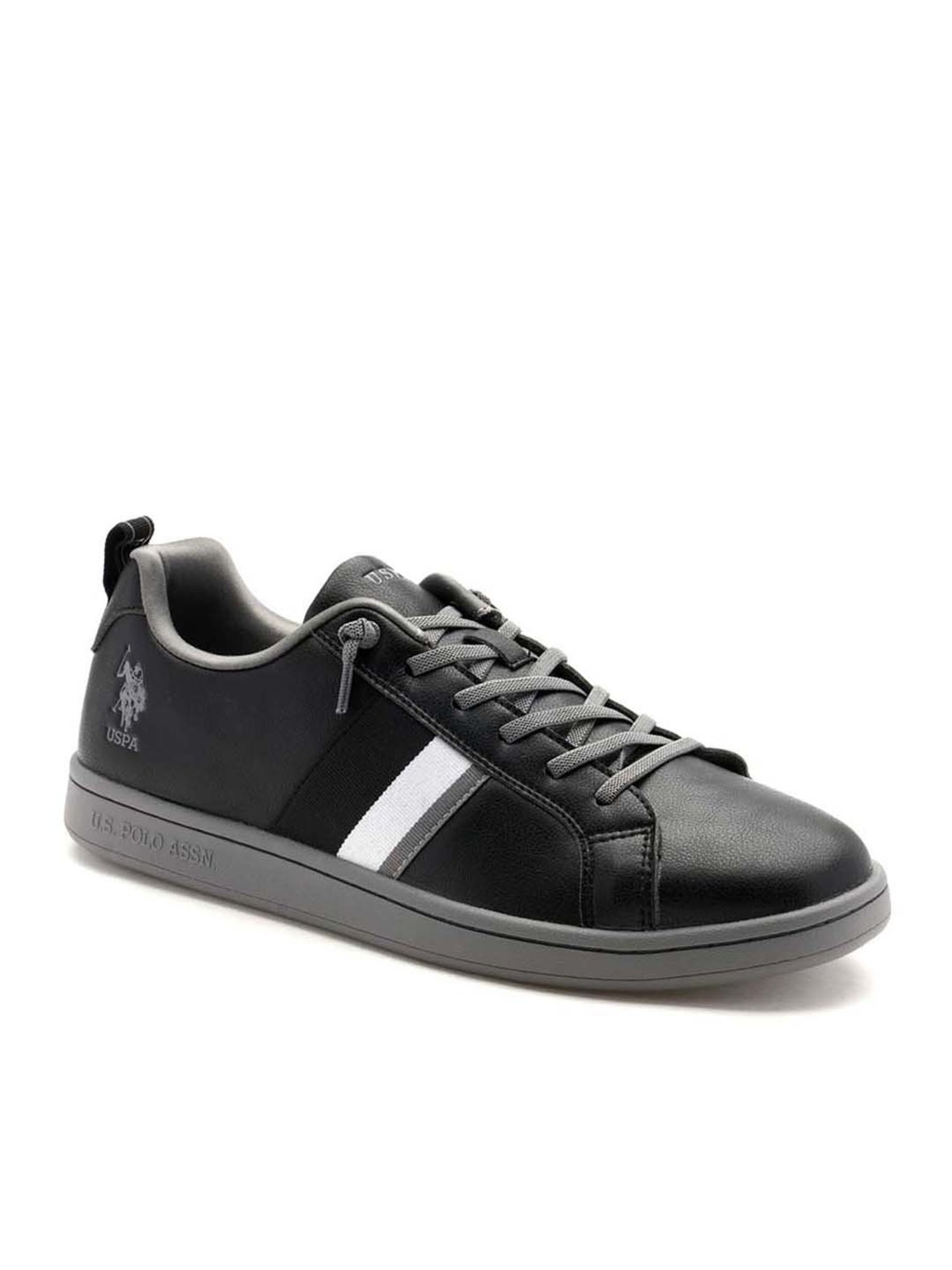 U.S. Polo Assn. Men's LENNART Black Casual Sneakers