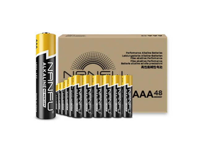 NANFU No Leakage Long Lasting AAA 48 Batteries Premium Alkaline Battery 1.5v Non Rechargeable Batteries for Clocks Remotes Games Controllers Toys Electronic Devices,AB03