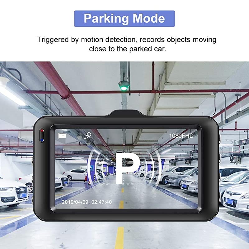 Cam2020 Upgraded Version1080P FHD Car DVR 3 Inch Driving Recorder board Camera with 170 Degree Wide Angle WDR GSensor Loop Recording