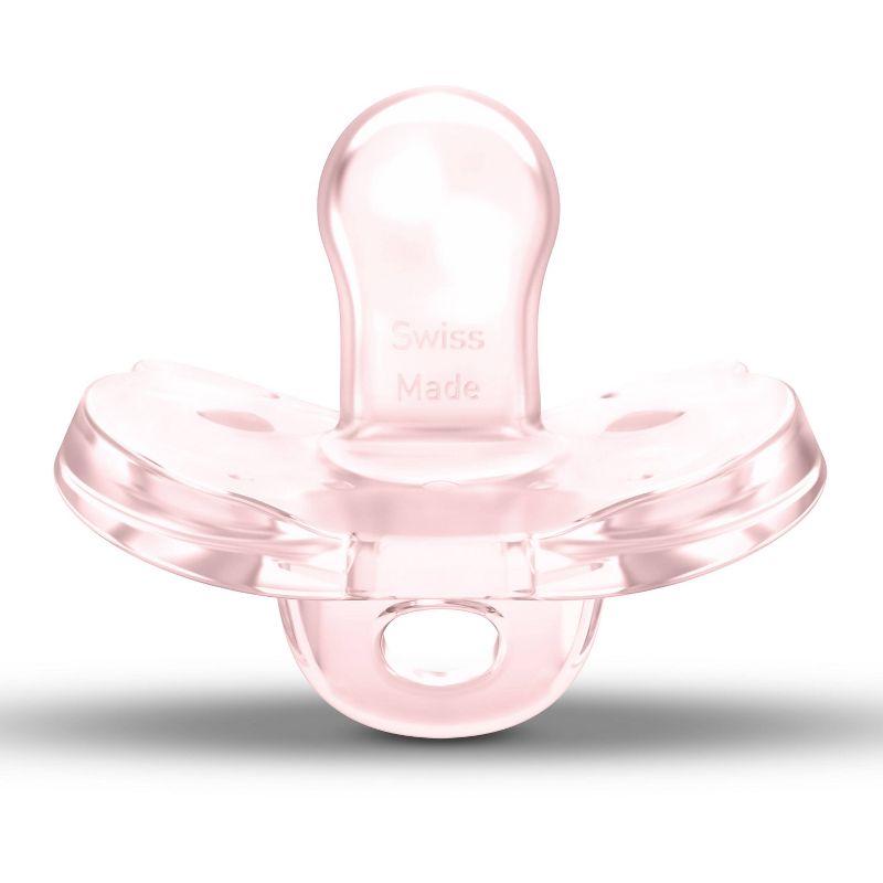 Medela Baby Soft Silicone Pacifier - Pink/Transparent 6-18 Months 2pk