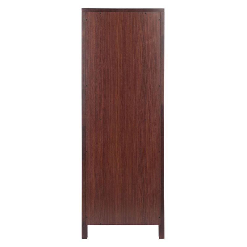Brooke Cupboard Drop Down Door and Drawer Walnut - Winsome