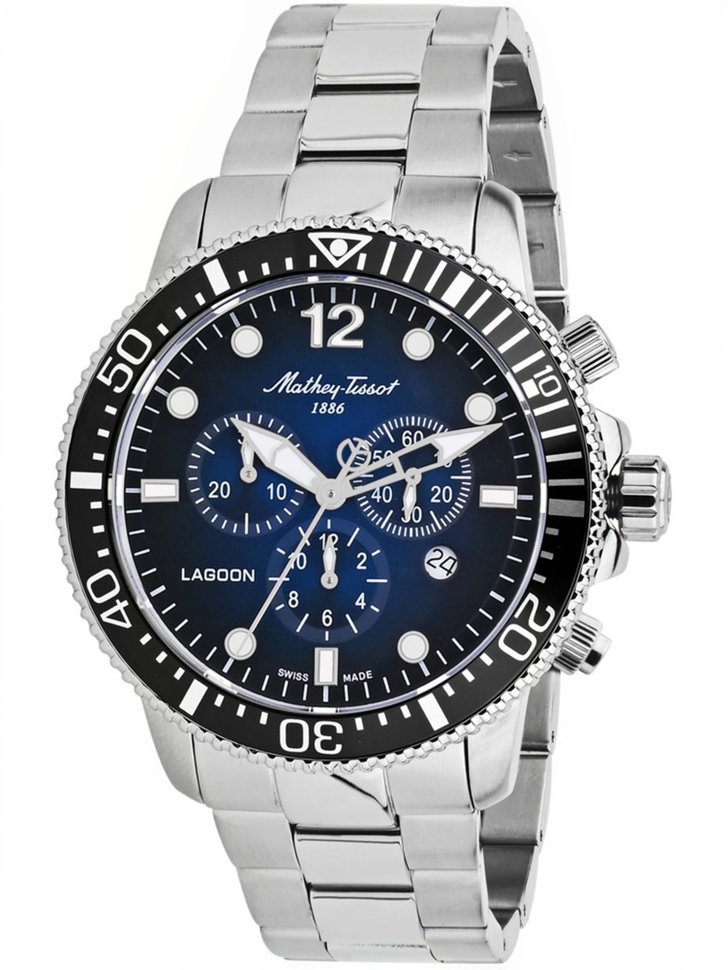 Mathey Tissot H123CHABU Lagoon Analog Watch for Men