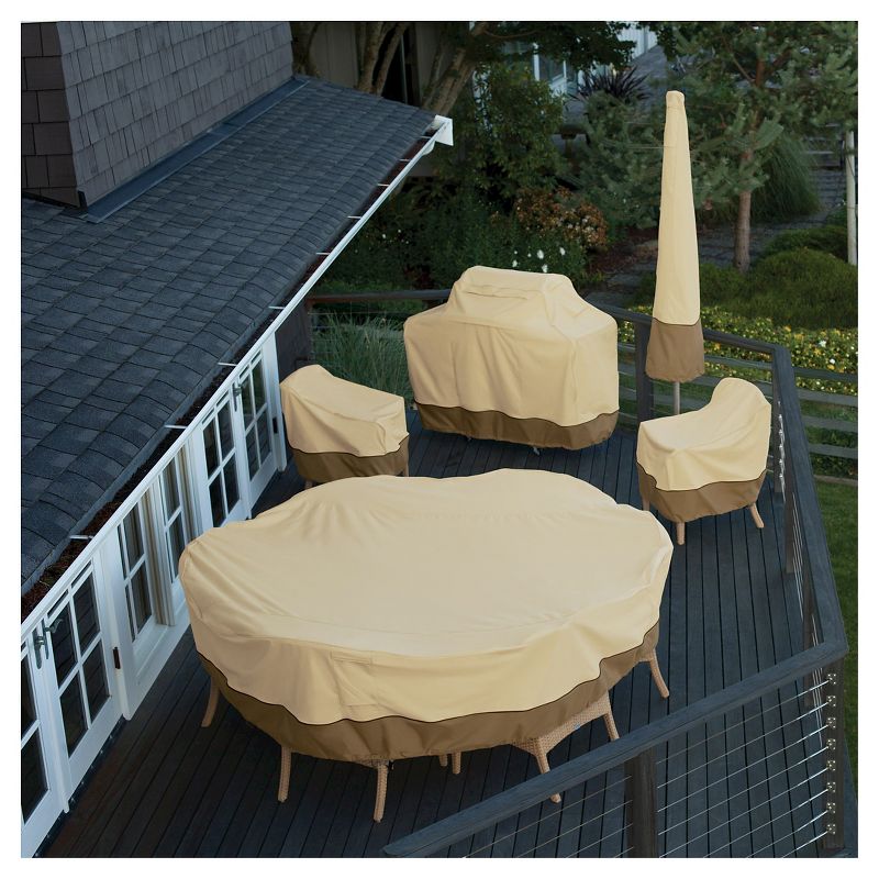 Burbank 4 Pc Outdoor Set Cover - Gray - Safavieh