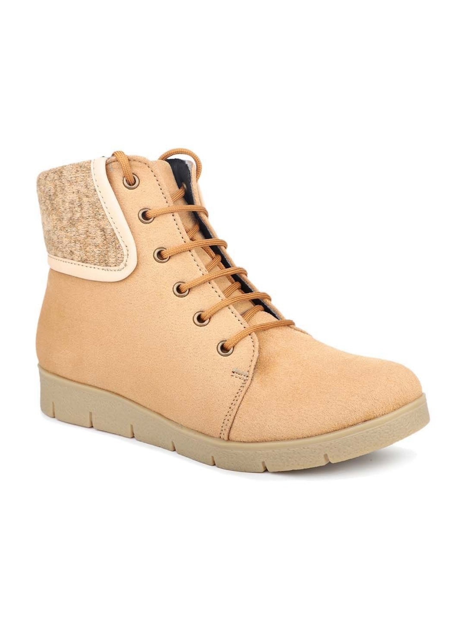 Inc.5 Women's Beige Derby Boots