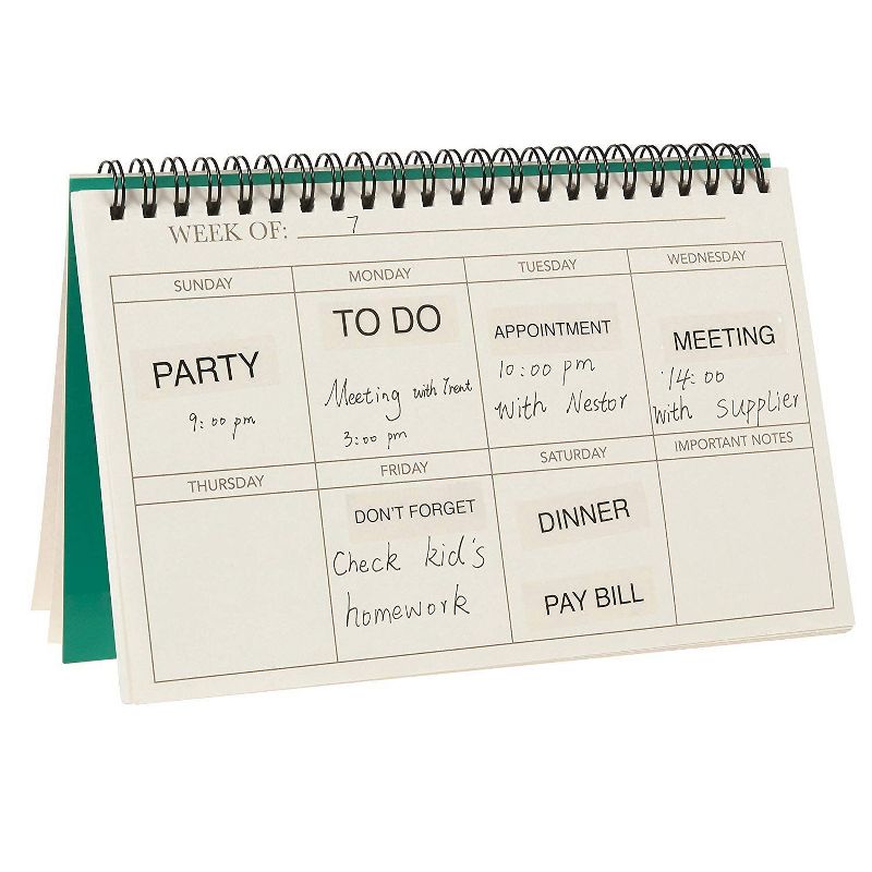 2021-22 Academic Planner 8.5" x 11" Flexible Cover Weekly/Monthly Wirebound Rose - The Home Edit